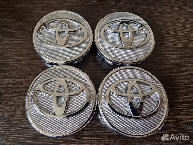 Колпачки на литые диски Toyota 57мм хром