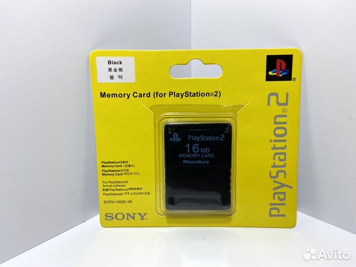 PS 2 Карта памяти 16 mb