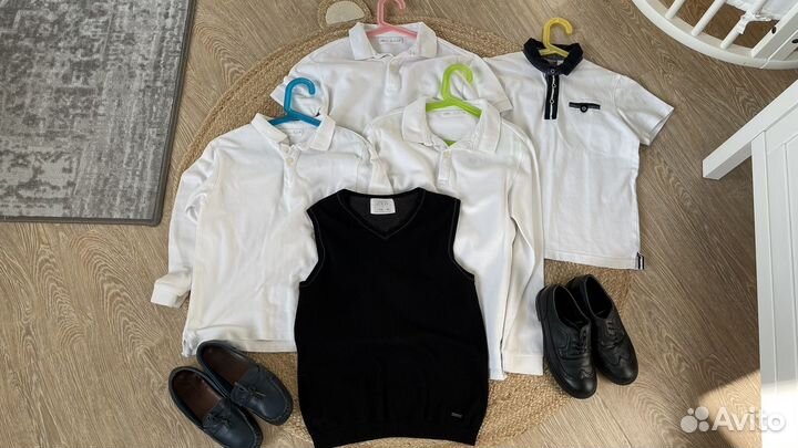 Одежда и обувь Zara в школу пакетом 134/140