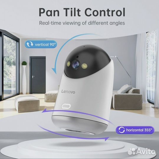 Wi-Fi камера Lenovo 5мп, разрешение 2К, новая