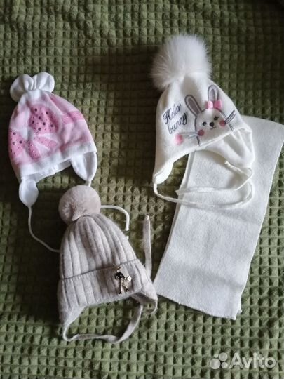 Комплект шапка, шарф