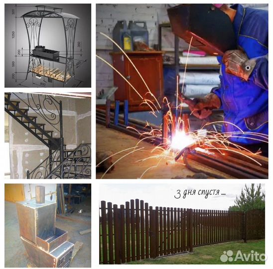 Металлоизделия на заказ. Сварщик