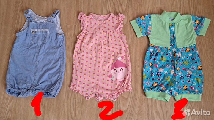 Детские вещи на девочку 62-74
