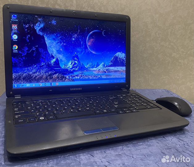 Мощный ноутбук Samsung/15.6/4xN970-2.20/4gb/акб2ч