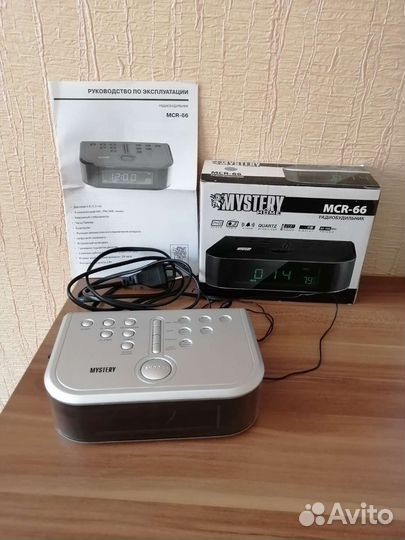 Радио mystery MCR-66/часы/таймер/Радиобудильник