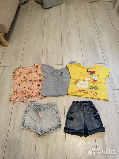 Вещи для девочки 80-86 размер