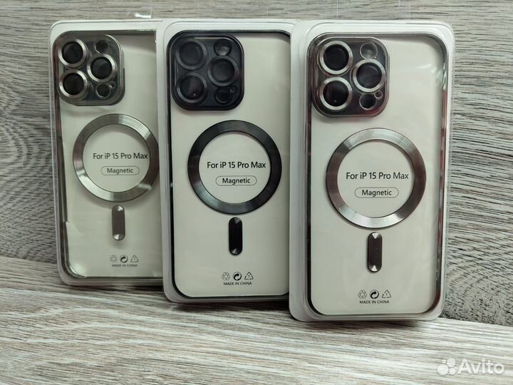 Магнитный чехол MagSafe для iPhone 15 pro max