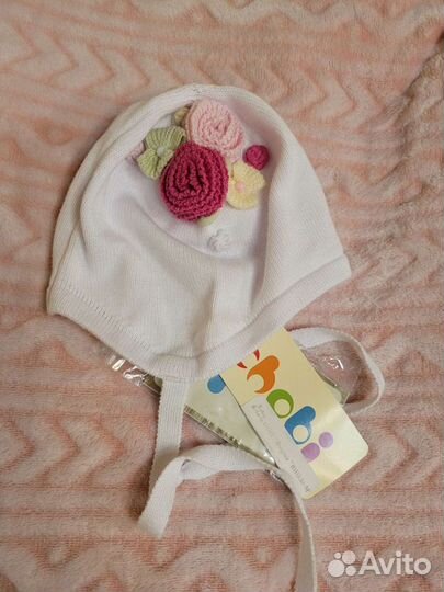 Шапка для девочки Chobi чоби демисезонная