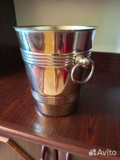 Ведро для льда, шампанского СССР Мельхиор