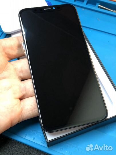 Дисплей для iPhone X чёрный oled. Высшее качество