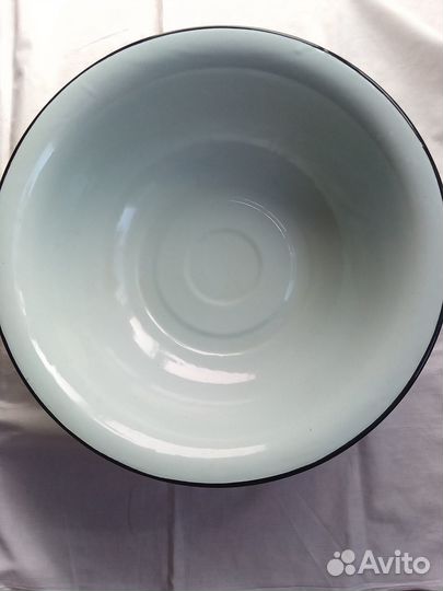 Таз эмалированный новый большой СССР