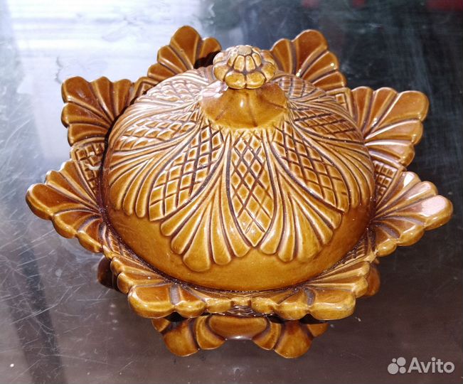 Масленка фарфор 19 в