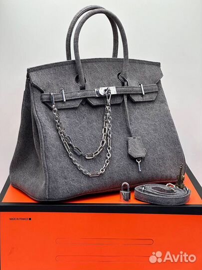 Сумка Hermes Birkin джинсовая