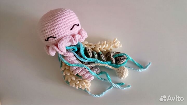 Вязаные медузы для новорожденных, в ассортименте