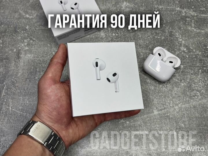 AirPods 3 «Оригинал» Чехол + Гарантия + Доставка