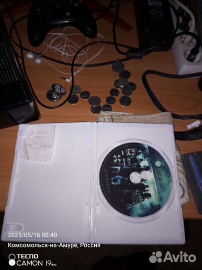 Диск Xbox 360. Resident Evil 6. Прошивка 2.0