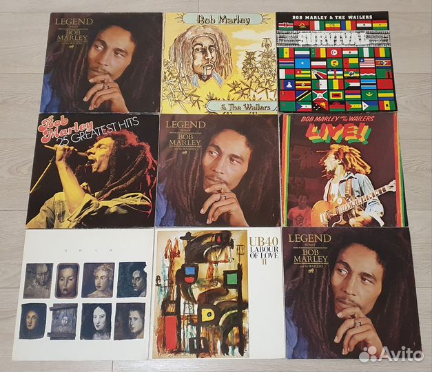 Bob Marley, UB40, Reggae, Vinyl LP