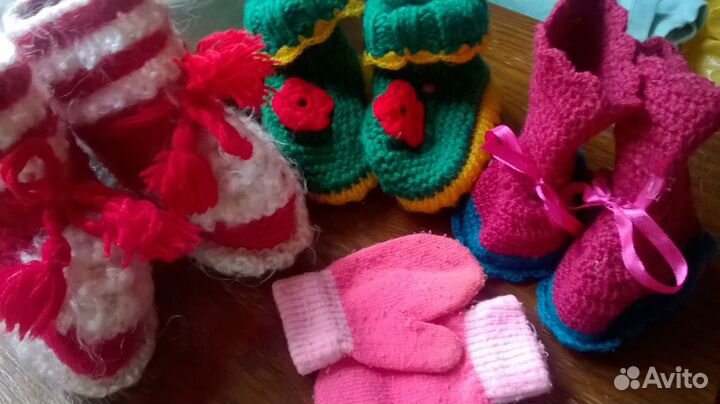 Пинетки вязаные