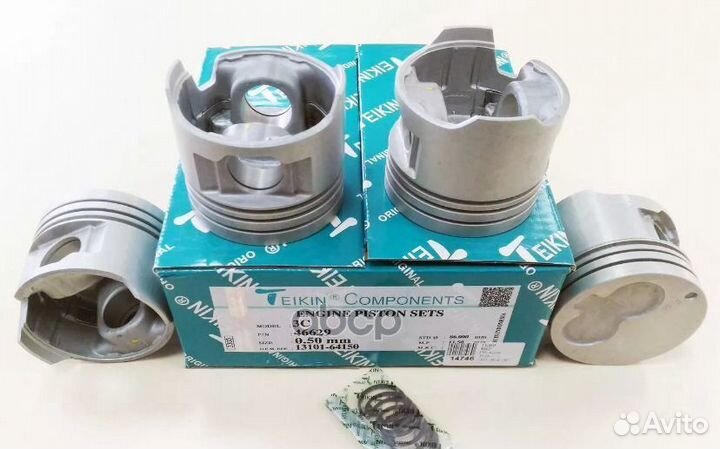 46629 0,50 teikin Поршни двс (компл. на 4 цил.)