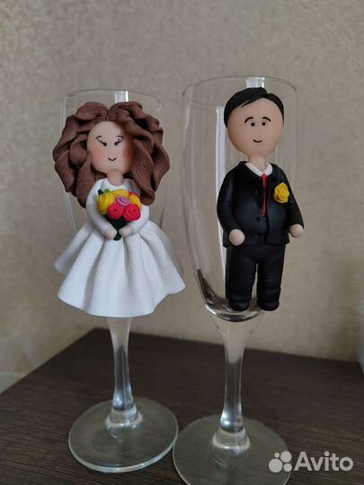 Бокалы фужеры свадебные