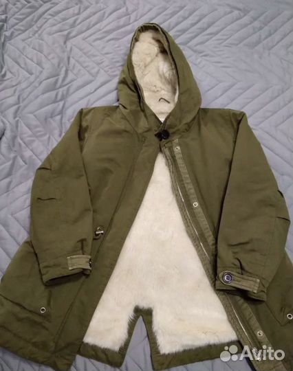 Утепленная парка zara