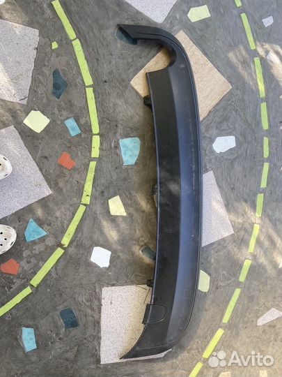 5C6807521A volkswagen jetta юбка бампера задняя