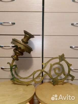 Старинный настенный канделябр/подсвечник. Огромный