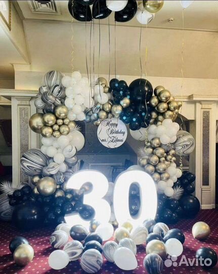 Буквы и цифры светящиеся изготовление и аренда