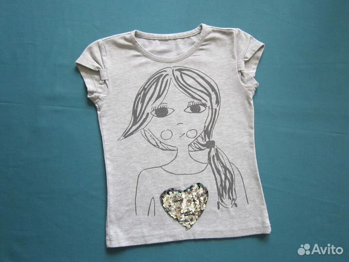 Футболки для девочки р.104