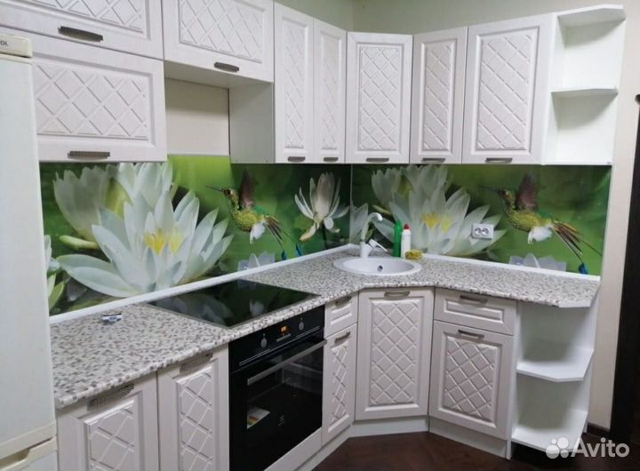 Кухня модульная Агава мдф (угловая 4.7м)