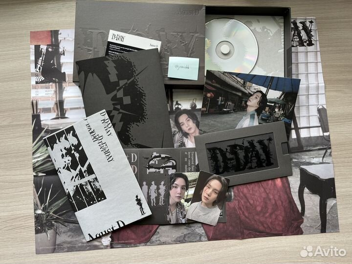 Альбом Agust D D-DAY BTS Suga Yoongi Юнги