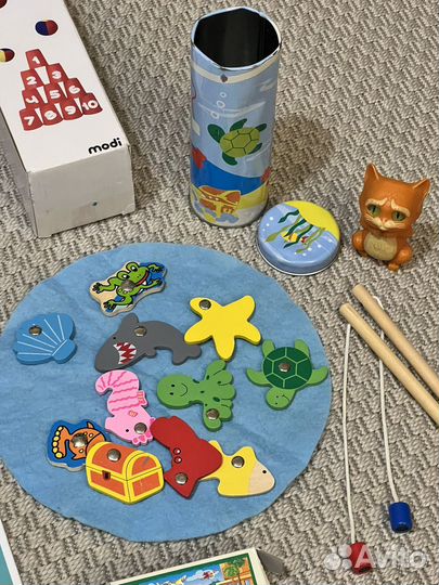 Игры, пазлы, магнитная рыбалка и тд (пакетом)
