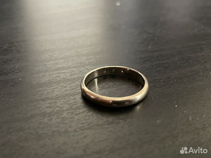 Кольцо с бриллиантами 585 обручальное 17,5 размер