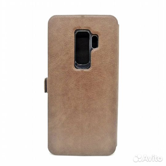 Чехол-книжка Samsung Galaxy S9 Plus (Светло-корич)