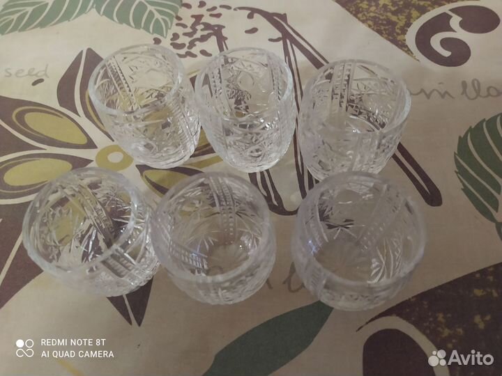 Хрустальные бокалы СССР