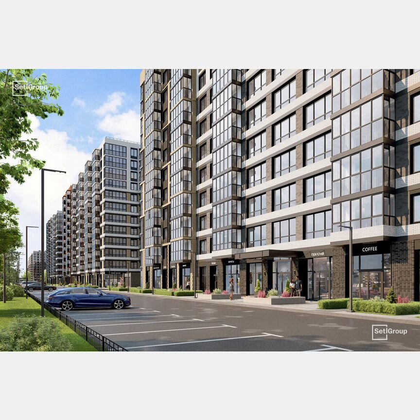 2-к. квартира, 58,5 м², 2/7 эт.