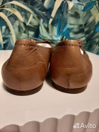 Балетки натуральная кожа