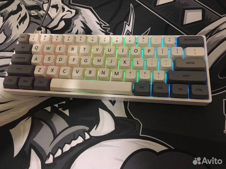Клавиатура GK61 с небольшими доработками