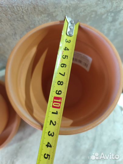 Керамические горшки с поддоном