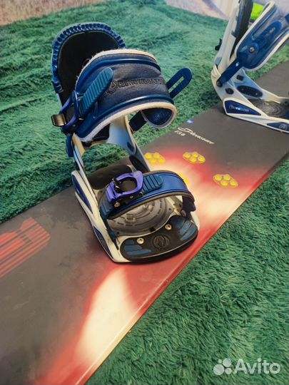 Сноуборд 154 с креплениями