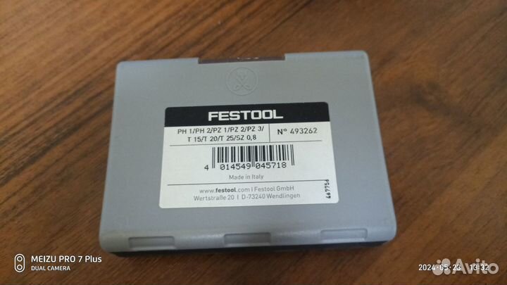 Набор бит festool MIX + BH 60-CE