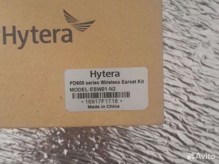 Беспроводные наушники рация Hytera