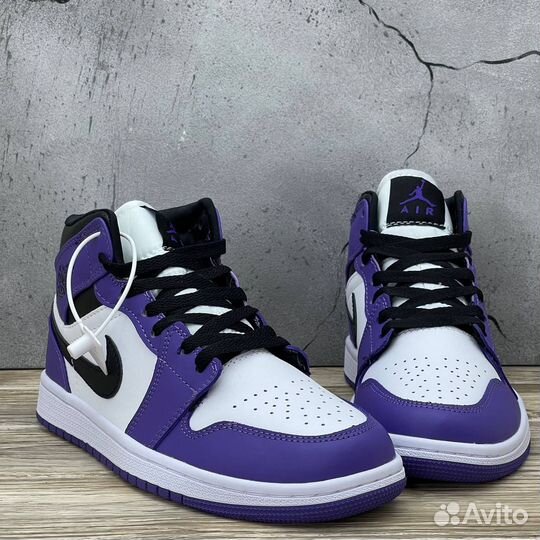 Nike Air Jordan 1 Retro High Court Purple White кр