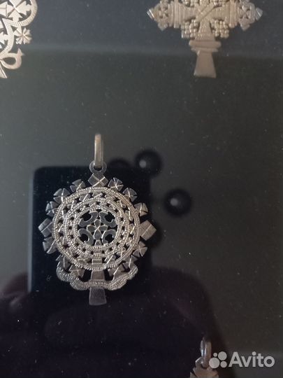 Коптские кресты, набор подарочный, серебро