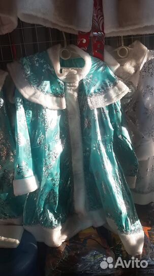 Костюм снегурки и дед мороза