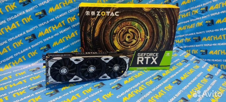 Видеокарта zotac RTX 3060 Ti Apocalypse GOC-X