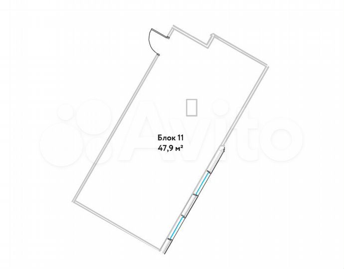 Аренда офиса 51.2 м² c ремонтом и мебелью в бц