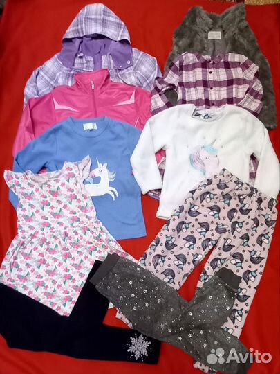 Вещи пакетом на девочку 6-7лет, 7-8 лет