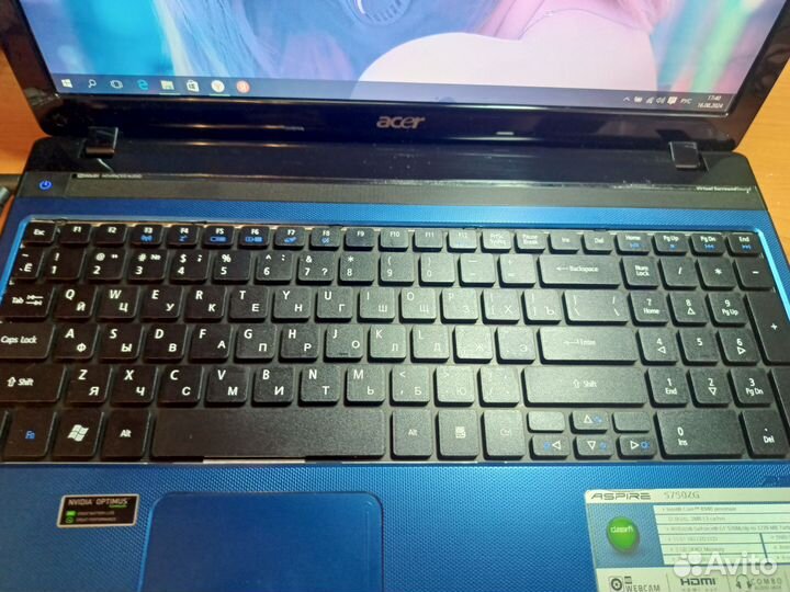 Acer 5750 I5/10GB/SSD/2 видеокарты