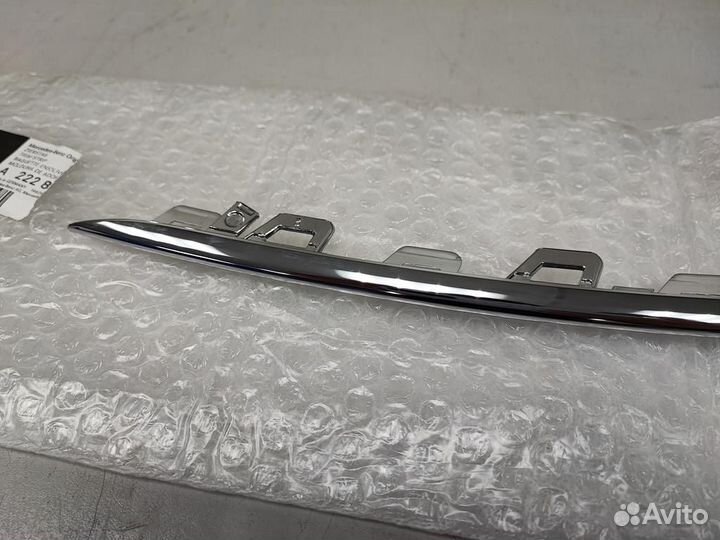 Хром решетки бампера mercedes S-Class W222 новый о